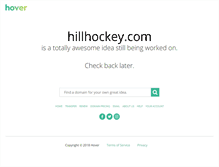 Tablet Screenshot of hillhockey.com